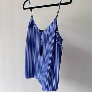 Spaghetti strap silk top